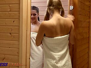 Two nude blondes named Jayla de Angelis and Sereyna Gomez are enjoying the lesbian sex toys Playboy Masturbating Compilation