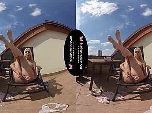 Porno masturbation with big tits