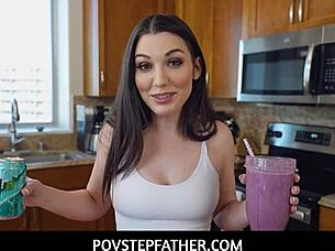 Stepfather gets laid by his horny stepdaughter