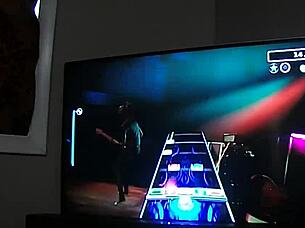 Cheating with an ex while showing off my game skills, big finish at end