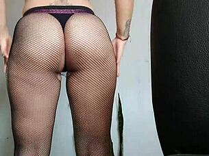 This is the real amateur big ass in tanga video where she is fucking with real stepmother