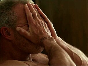 Semen and anal penetration in this gay fuck video