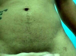 Seeing a big black cock and playing alone