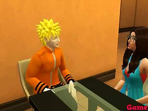 Hinata's sexual tryst with a young girl saucily ends in a steamy threesome