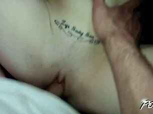 Watch This Brunette Amateur Get Creampied In The Car!