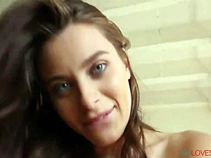 Forced stepsister, stepbrother makes stepsister tease and undress