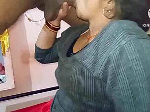 Watch as Priya Bhabhi sucks a dick properly and swallows the large sperm