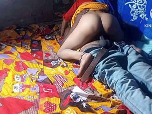 Indian girl fucking in the ass by her boyfriend is rough and sexy