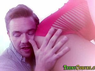 HD video of black teen is given intense oral and anal sex