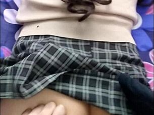 Girl sharing with boy, amateur couple having fun and anal sex with new mature woman
