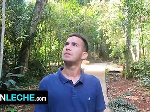 Animated homosexual porn movie of young boy rubbing his erection