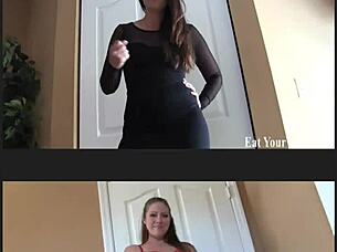 You want to cum eat this femdom video with a gunshot and eat your own load