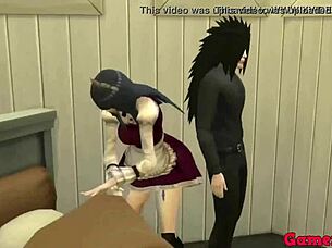 During a wild anal session the big party and seduction follow