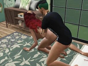 In Hentai video blindfolded step sister gets fucked by step brother