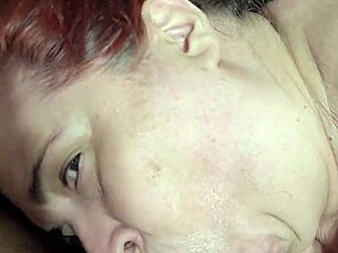 Young dealer mature woman stuffed with a big cock