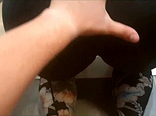 Big boobs stepmom gets hole fucked in her pussy and mouth with bottle fingering