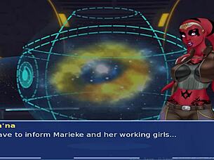 Cartoon girls with tattoos and aliens: The ultimate group sex