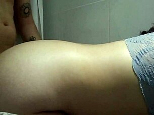 Big black cock and big tits get together for a steamy interracial encounter