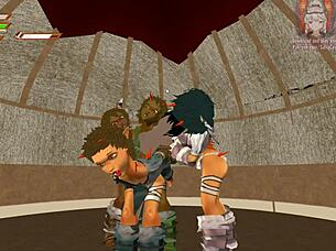 Goblins Femdom game with riding