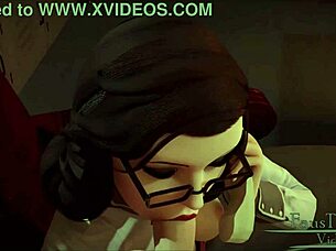 In this video, Elizabeth shows us she is an expert at deepthroating
