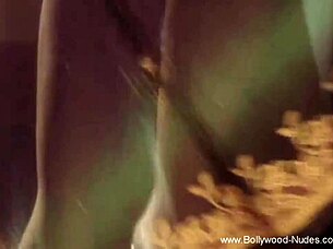 Indian softcore nudes are danced by brunettes
