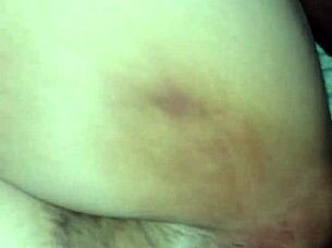 Little white boy fucks the shaved pussy babe hard and she takes a thick prick in her tight asshole