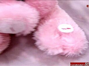 This video is of a young American teen with small boobs enjoying a big cock and a facial