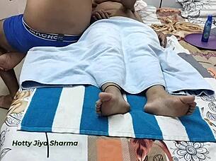 Amateur Indian actress Jiya posts sensual video of herself filming