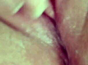 Hazey Gets Her Wet, Shaved Pussy Fingered Solo.