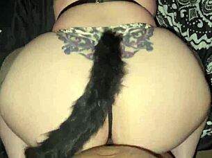 Closeup 'cum filled big ass' kitty