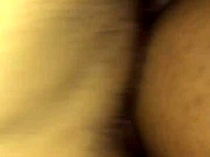 With a mask on she gives her boss a quickie