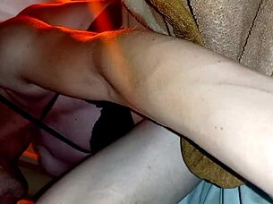 Shane fucking a dildo on the bed (aka gay sex scene)