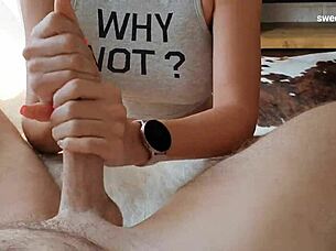 Amateur wife gets her sex doll fit to masturbate