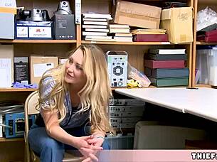 Reality porn guy catches pornstar with small tits shoplifting