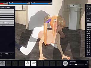 Hentai anime porn: Group sex, blowjob, lesbian action – Custom maid 3D