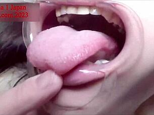 i ahegao nana1japan with twin tails turnin into a perverted girl gettin bukkake from old guys