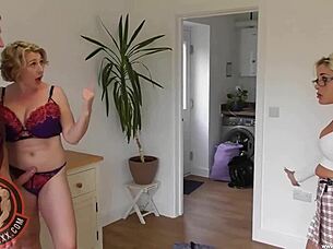 Luke Hardy steps-mom and step-daughter unite for a triple feature!