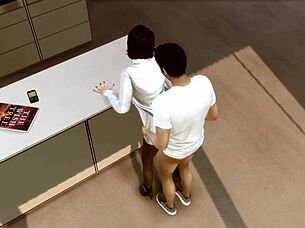 Sims 4 parody featuring Harry's mom in college