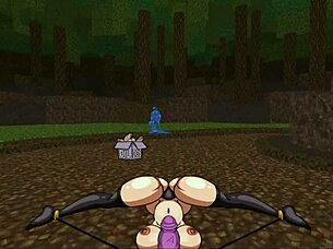 Can the futanari barbarian heroine save the day by fucking all the monster girls in Slooter hentai? She's bisexual and loves 69 with redheads.