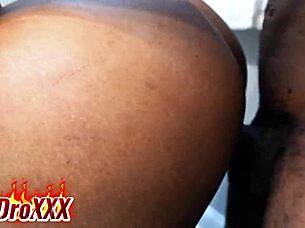 Big black cock pounds beautiful fat woman’s ass