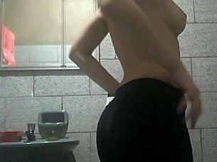 Perfect Body Teen Caught Masturbating in Hidden Bathroom Cam