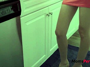 Brunette slut gets her ass pounded by stepson