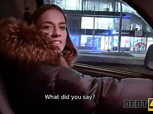 Teen – Euro Eveline Dellai fucked by debt collector in the POV
