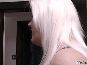 Picked up and fucked very hard by tattooed blonde with big boobs