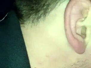 POV video: Gay boy sucks big cock