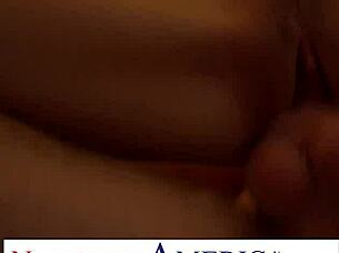 So gorgeous Ebony beauty Gianna Dior fucks like a pro in this hotel room