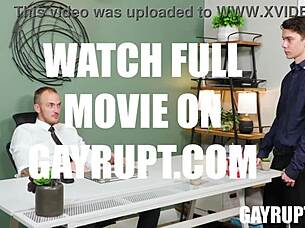 Small titted Christian Wilde fucked in his asshole by a huge dick