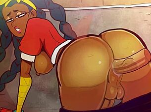 Ebony Kimberly's Street Fighter 6 futanari parody