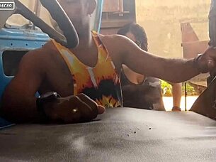 Incredible underwear getting his dick sucked and asshole licked