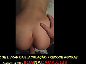 Brazilian amateur catches the ass dogged